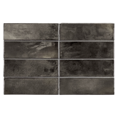 Плитка керамическая Equipe Hanoi 5,1х16,1, Black Ash, 7,7 мм