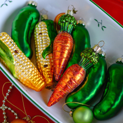 Елочная игрушка "Морковь" 12,5 см