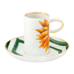 Набор чашек кофейных с блюдцами Amazonia 104 мл, 4 предмета