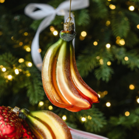Елочная игрушка "Бананы" 11,5 см