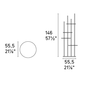 Подставка для аксессуаров Calligaris Circles CS5107