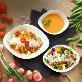 Набор посуды на 2 персоны Vapiano, 6 предметов