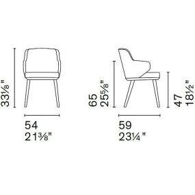 Стул Calligaris Foyer CS1889, Sand