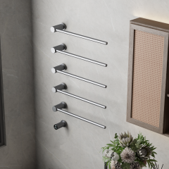 Полотенцесушитель Terminus Аккорд 80х50, электрический, оружейная сталь