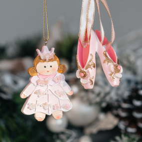 Игрушка на елку "Пряничная принцесса" 8 см