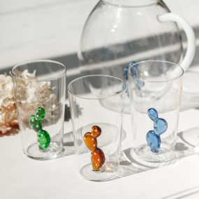 Бокал лонгдринк Desert Plants 450 мл, голубой