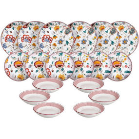 Набор посуды на 6 персон Moon Kimono, 18 предметов