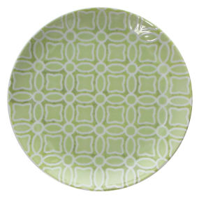 Тарелка салатная Coupe Jago 20 см, зеленая