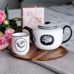 Кружка Herbariae 430 мл, розовая