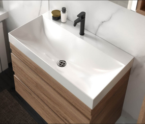 Тумба с раковиной Kolpa-San Naomi OUN 120 WH, 120х45, подвесная, белая