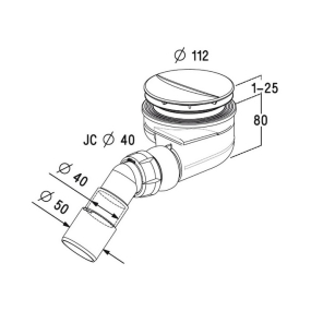 Сифон для душевого поддона Radaway Idea