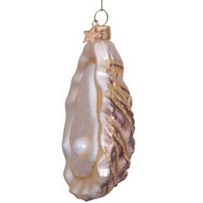 Елочная игрушка "Устрица" 10 см