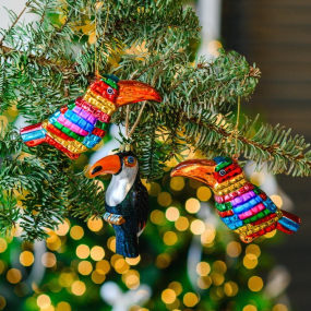 Елочная игрушка "Тукан" 11 см