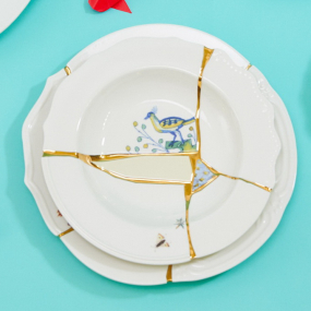Тарелка глубокая Kintsugi 22 см