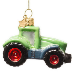 Елочная игрушка "Трактор" 7,5 см