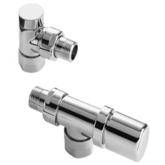 Набор вентилей Carlo Poletti 838958, 1/2", хром