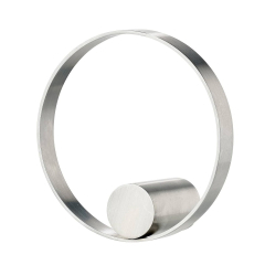 Полотенцедержатель круглый Zone Hoooked on rings 331812, 7,6 см, хром