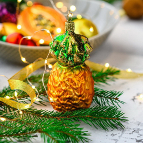 Игрушка на елку "Ананас" 11,5 см