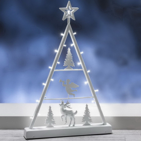 Фигурка "Рождественская ель", белая