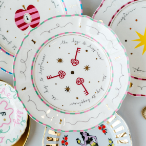 Тарелка столовая "Ключи" Il Frutto Della Passione 26,5 см