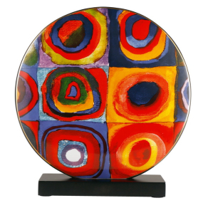 Ваза круглая "Цветной эскиз" 33,5 см