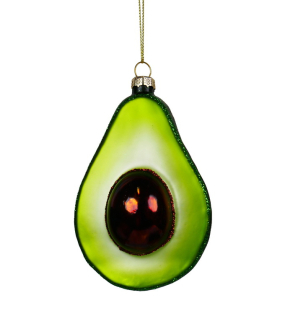 Игрушка на елку "Авокадо" 11 см
