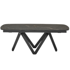 Стол Calligaris Cartesio 165(241)х100, Calacatta Black