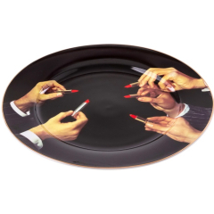 Тарелка столовая "Губная помада" 27 см