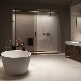 Керамогранит La Faenza Trex3 60х120 LP, White, 10 мм