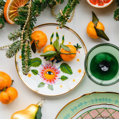 Блюдце "Букет" Fabula 17 см