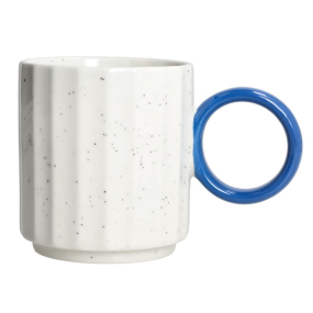 Кружка Mika 440 мл, синяя ручка