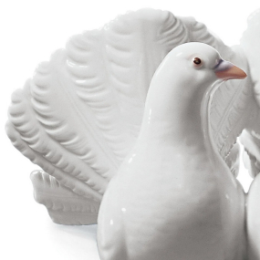 Статуэтка "Два голубя" 12х19х15 см