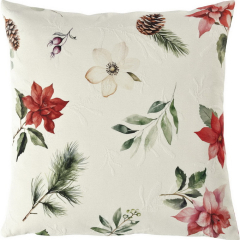 Чехол для подушки декоративной Xmas Flowers 40х40 см