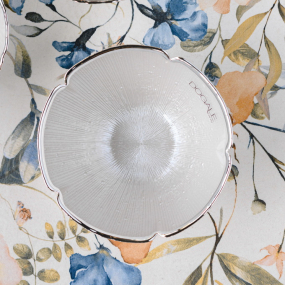 Чаша "Бегония" 16 см, цвет перламутр