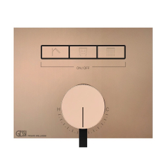 Внешняя часть Gessi HI-FI 63081.030 смесителя для душа, медь PVD