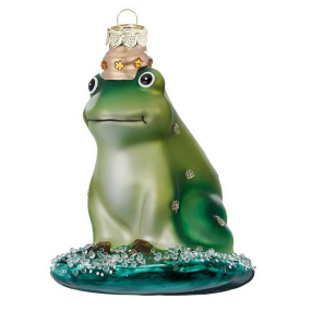 Елочная игрушка "Царевна-лягушка" 9,5 см