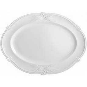 Блюдо овальное Rocaille Blanc 38,6 см