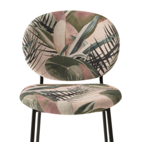 Стул Calligaris Ines CS2004, Matt Black/ Pink