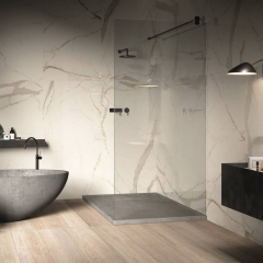 Керамогранит La Faenza Bianco 90х90 N, Calacatta Borghini, 10 мм