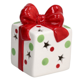 Фигурка с подсветкой "Подарок с бантом" 12 см