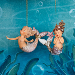 Игрушка на елку "Русалочка" 9,5 см