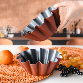 Форма для кекса круглая волнистая Cottura Sweet Cherry 24 см