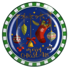 Блюдо для торта Natale Toys 31 см, синее