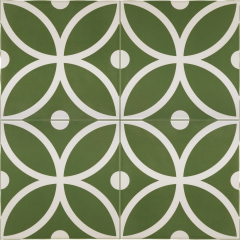 Керамогранит Equipe Rivoli 20х20, Bergen Verde, 8,3 мм