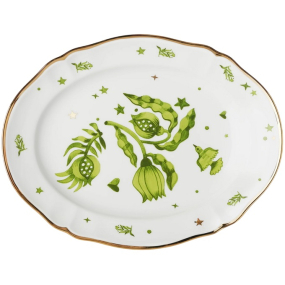Блюдо овальное "Райский сад" Fabula 34 см