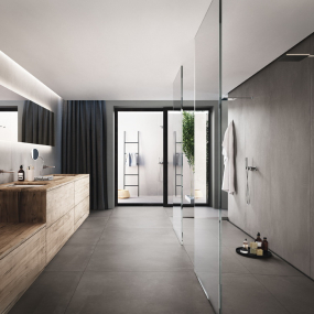 Керамогранит Imola Azuma 120х278 N, Dark Gray, 6,5 мм