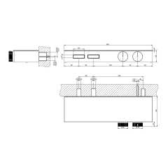 Внешняя часть Gessi HI-FI 63022.031 смесителя термостатического, хром