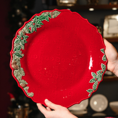 Блюдо сервировочное Bordallo Pinheiro Coroa De Natal 35,5 см