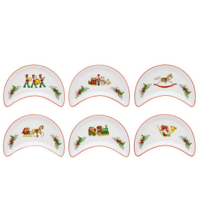 Набор блюд для салата Christmas Magic 20х21,4 см, 6 шт