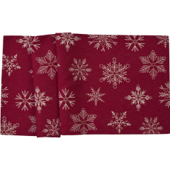 Скатерть-дорожка Blizzard 50х138 см, красная